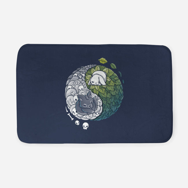 Yin Yang Predator Prey-none memory foam bath mat-Vallina84