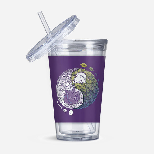 Yin Yang Predator Prey-none acrylic tumbler drinkware-Vallina84