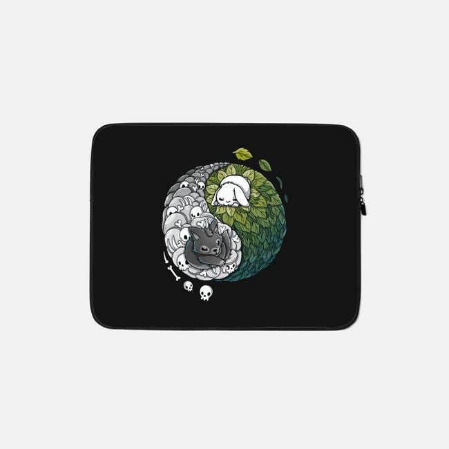 Yin Yang Predator Prey-none zippered laptop sleeve-Vallina84