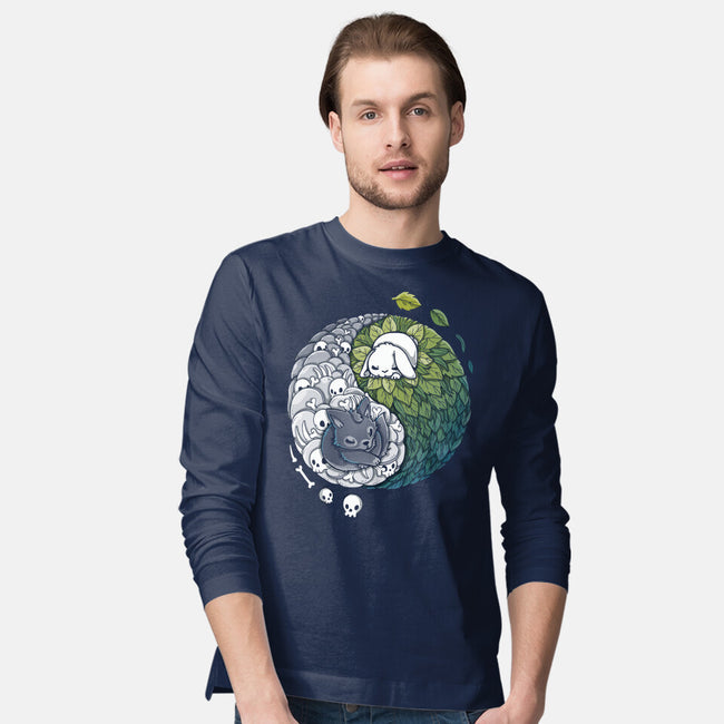 Yin Yang Predator Prey-mens long sleeved tee-Vallina84