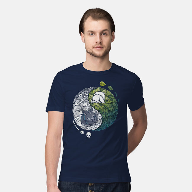 Yin Yang Predator Prey-mens premium tee-Vallina84