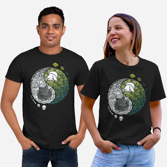 Yin Yang Predator Prey-unisex basic tee-Vallina84