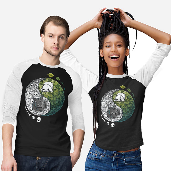 Yin Yang Predator Prey-unisex baseball tee-Vallina84