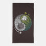 Yin Yang Predator Prey-none beach towel-Vallina84