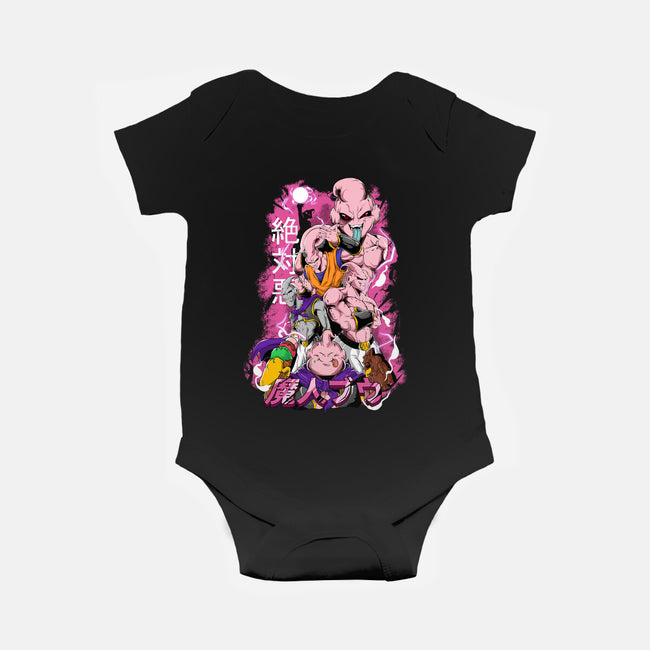 Majin Forms-baby basic onesie-Guilherme magno de oliveira