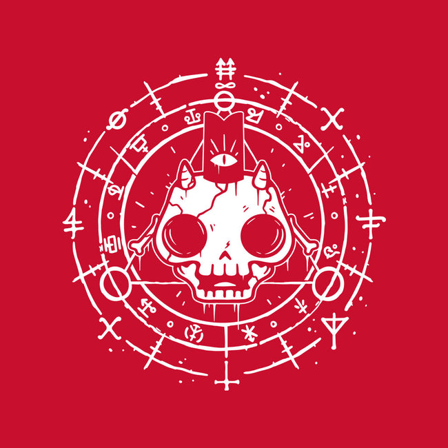 Skull Of The Lamb-none drawstring bag-demonigote