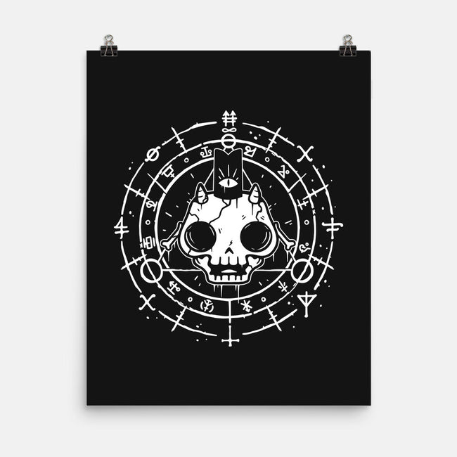 Skull Of The Lamb-none matte poster-demonigote