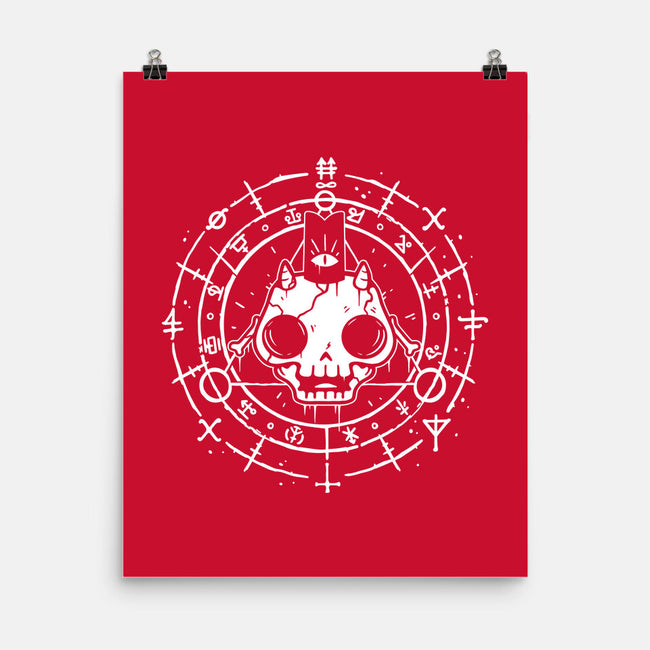 Skull Of The Lamb-none matte poster-demonigote