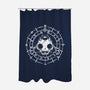 Skull Of The Lamb-none polyester shower curtain-demonigote