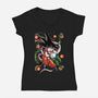 The Monkey Boy-womens v-neck tee-Conjura Geek