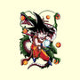 The Monkey Boy-none removable cover w insert throw pillow-Conjura Geek