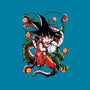 The Monkey Boy-none removable cover w insert throw pillow-Conjura Geek