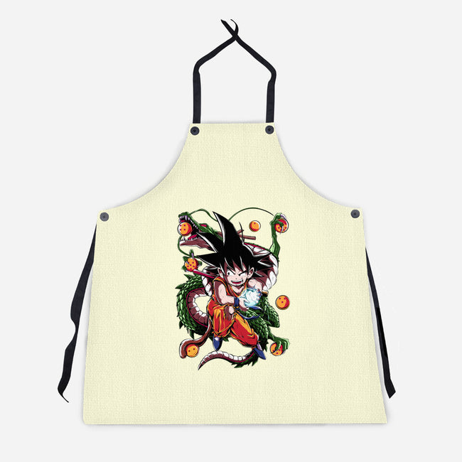The Monkey Boy-unisex kitchen apron-Conjura Geek
