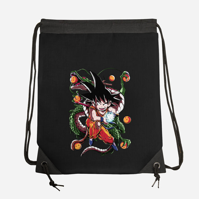 The Monkey Boy-none drawstring bag-Conjura Geek