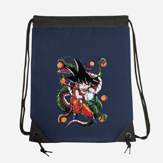 The Monkey Boy-none drawstring bag-Conjura Geek