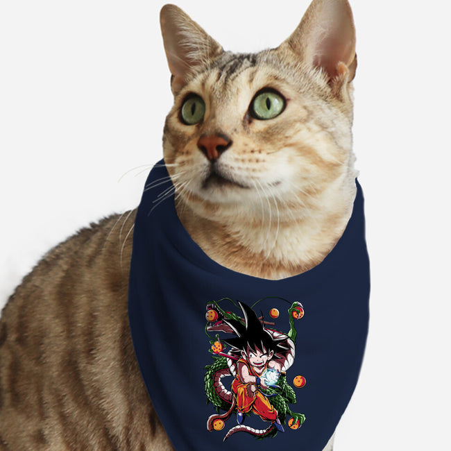 The Monkey Boy-cat bandana pet collar-Conjura Geek