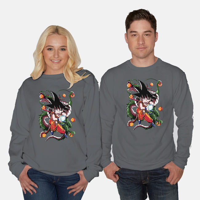 The Monkey Boy-unisex crew neck sweatshirt-Conjura Geek