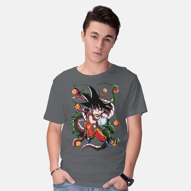 The Monkey Boy-mens basic tee-Conjura Geek