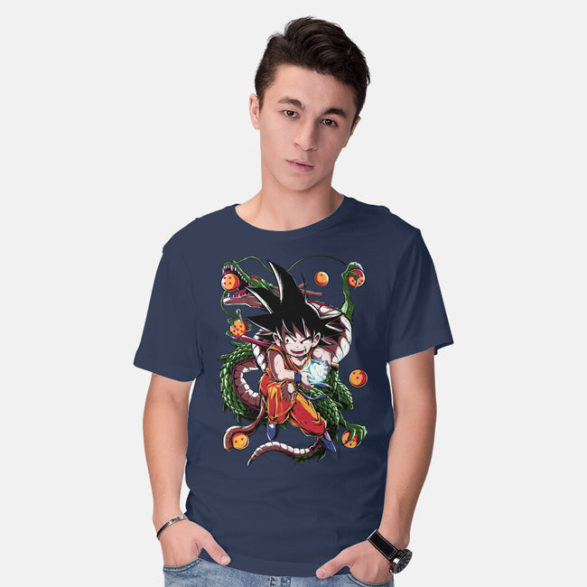 The Monkey Boy-mens basic tee-Conjura Geek