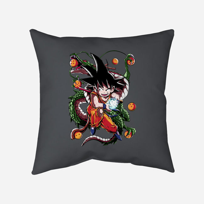 The Monkey Boy-none removable cover w insert throw pillow-Conjura Geek