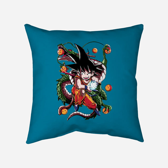 The Monkey Boy-none removable cover w insert throw pillow-Conjura Geek