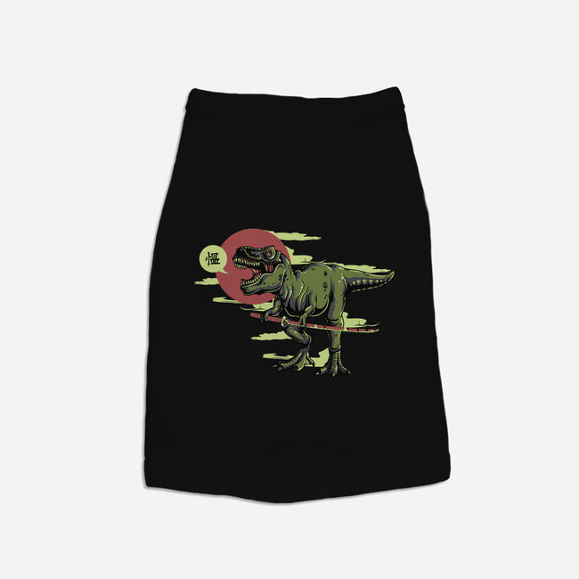 Jurassic Roar-cat basic pet tank-ShirtMcGirt