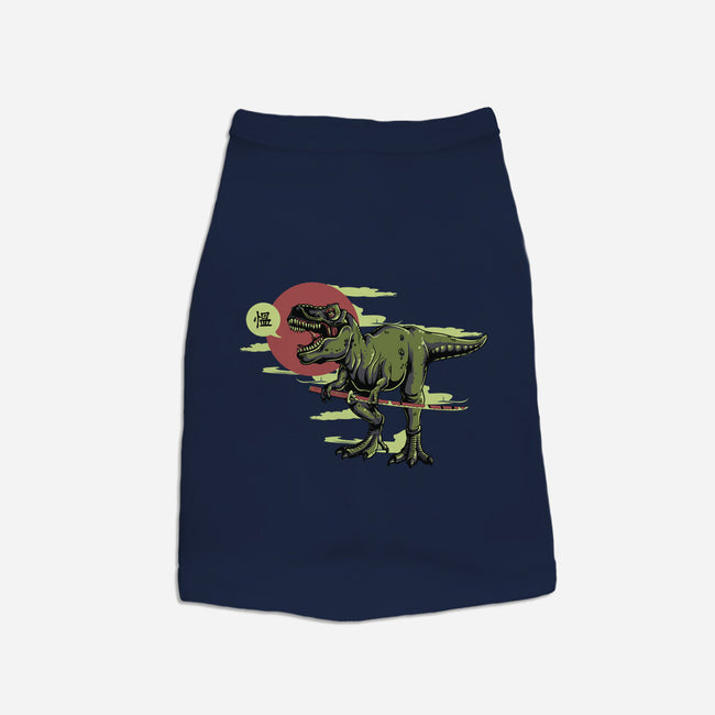Jurassic Roar-dog basic pet tank-ShirtMcGirt