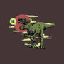 Jurassic Roar-none glossy sticker-ShirtMcGirt