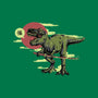 Jurassic Roar-none stretched canvas-ShirtMcGirt