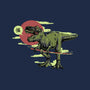 Jurassic Roar-none beach towel-ShirtMcGirt