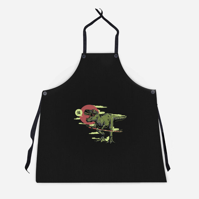 Jurassic Roar-unisex kitchen apron-ShirtMcGirt