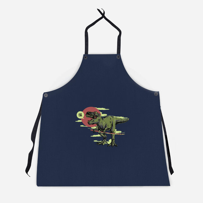 Jurassic Roar-unisex kitchen apron-ShirtMcGirt