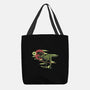 Jurassic Roar-none basic tote bag-ShirtMcGirt