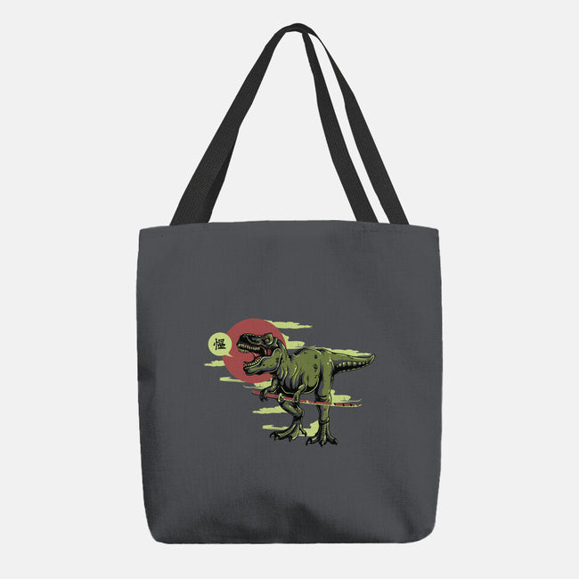 Jurassic Roar-none basic tote bag-ShirtMcGirt