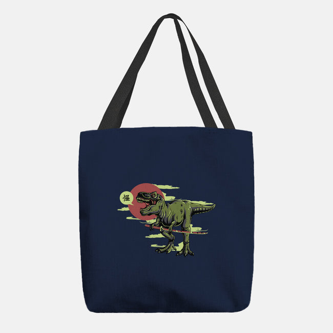 Jurassic Roar-none basic tote bag-ShirtMcGirt