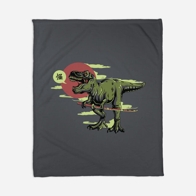 Jurassic Roar-none fleece blanket-ShirtMcGirt