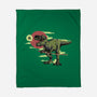 Jurassic Roar-none fleece blanket-ShirtMcGirt