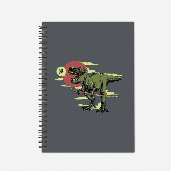 Jurassic Roar-none dot grid notebook-ShirtMcGirt