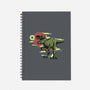 Jurassic Roar-none dot grid notebook-ShirtMcGirt