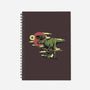 Jurassic Roar-none dot grid notebook-ShirtMcGirt