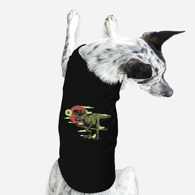 Jurassic Roar-dog basic pet tank-ShirtMcGirt