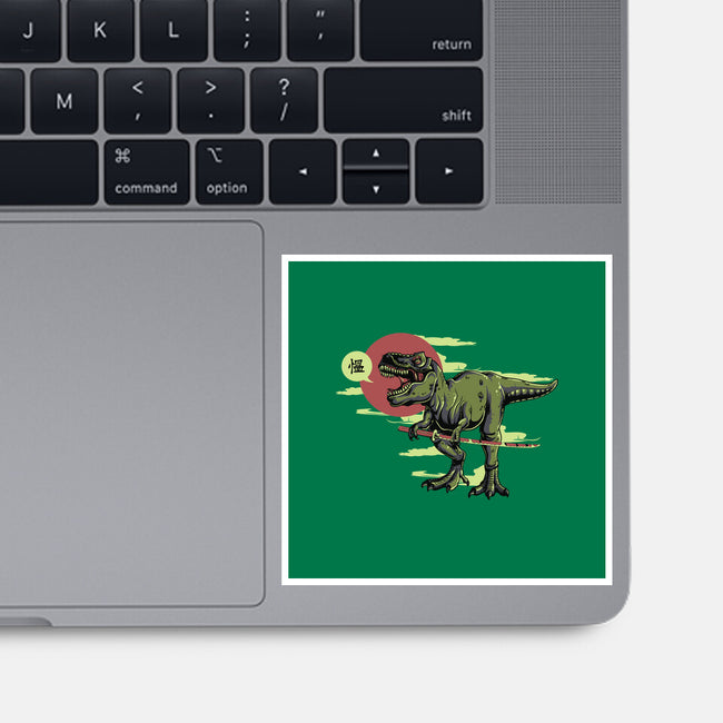 Jurassic Roar-none glossy sticker-ShirtMcGirt