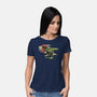 Jurassic Roar-womens basic tee-ShirtMcGirt