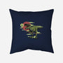 Jurassic Roar-none removable cover w insert throw pillow-ShirtMcGirt