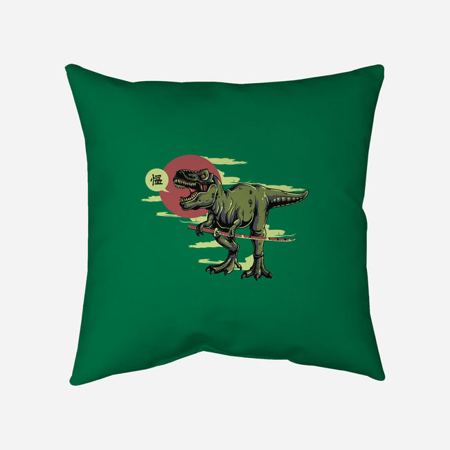 Jurassic Roar-none removable cover throw pillow-ShirtMcGirt