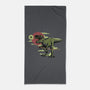 Jurassic Roar-none beach towel-ShirtMcGirt