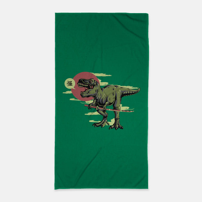 Jurassic Roar-none beach towel-ShirtMcGirt