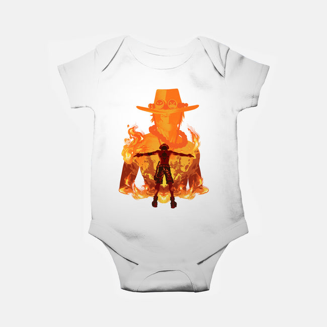 Fire Fist-baby basic onesie-hypertwenty