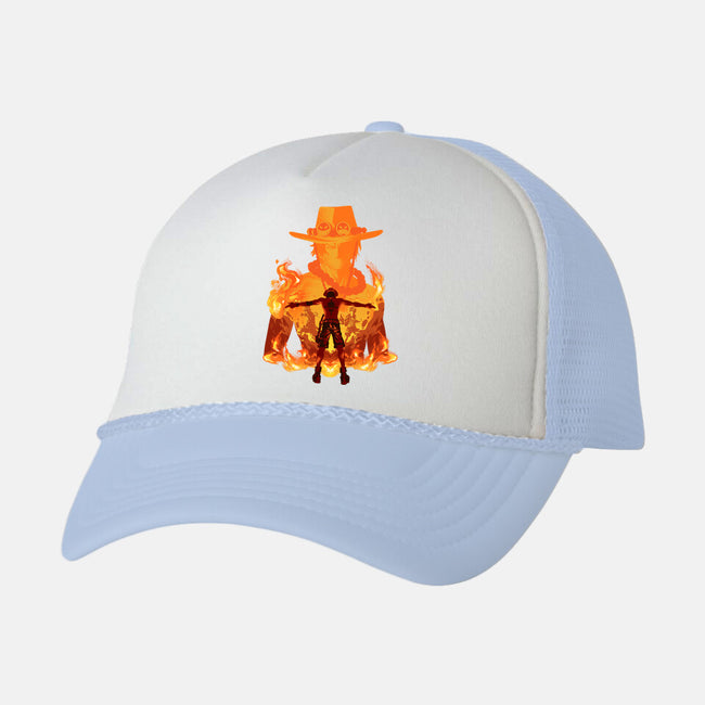 Fire Fist-unisex trucker hat-hypertwenty