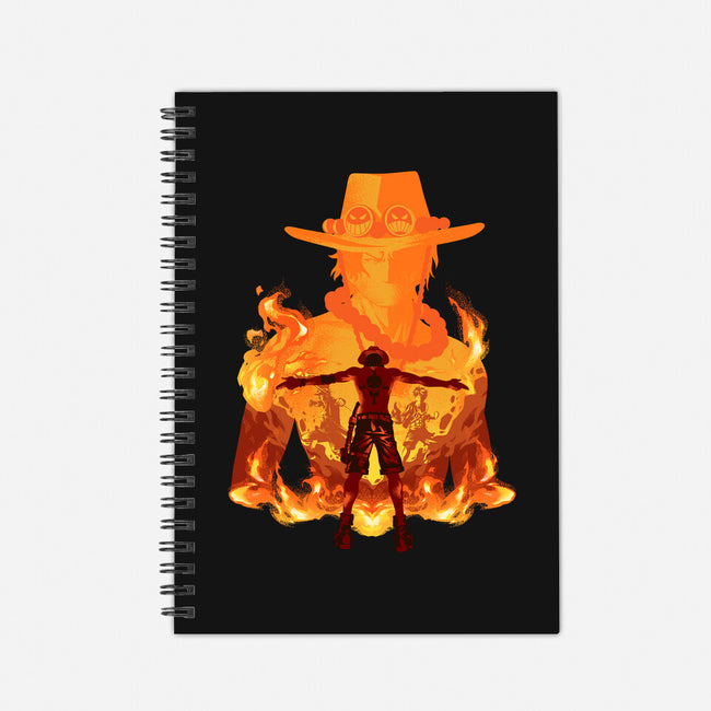 Fire Fist-none dot grid notebook-hypertwenty